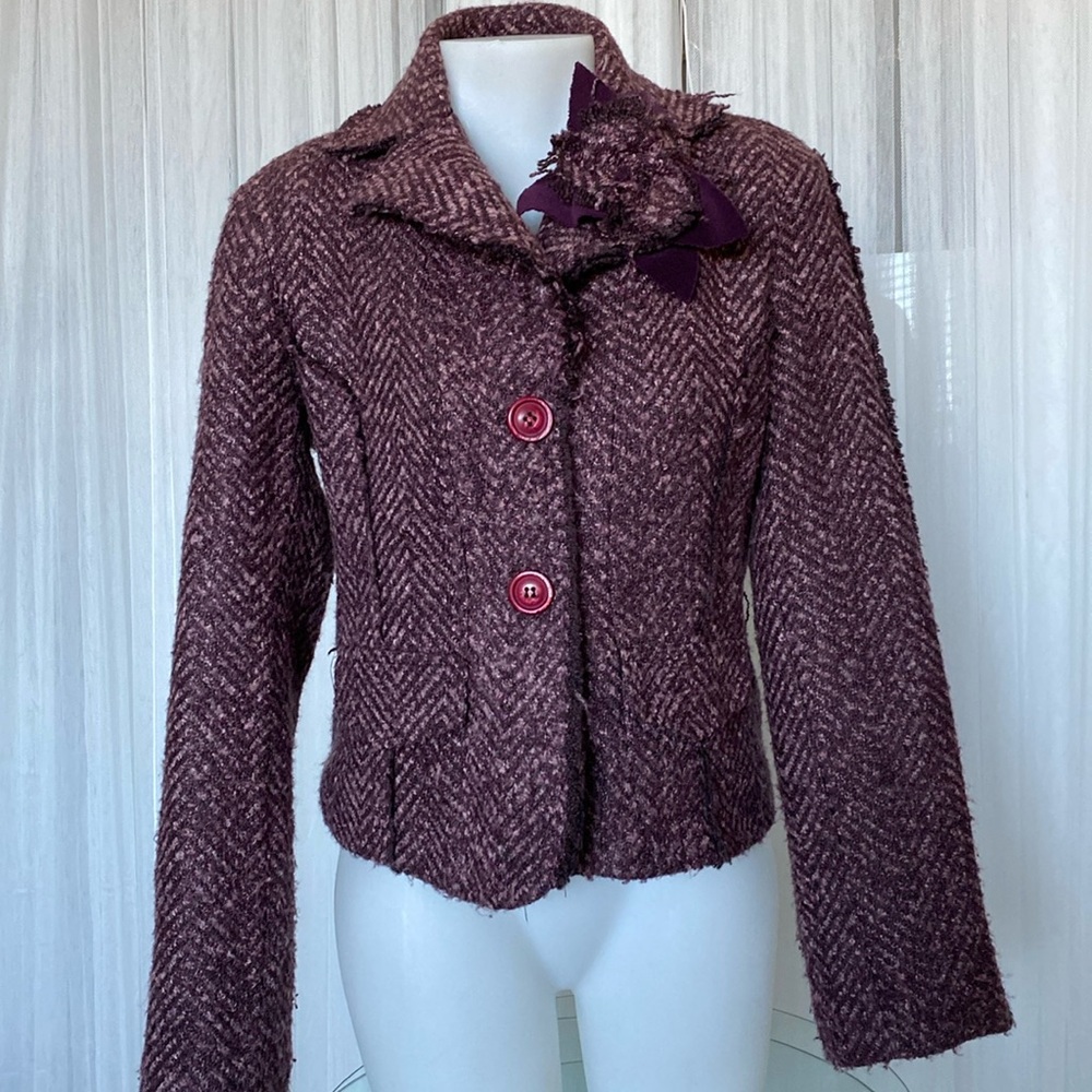 Rinascimento boiled acrylic blazer sweater! Business, classic, office! Size M